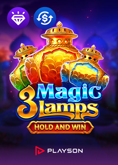 3 Magic Lamps Hold and Win